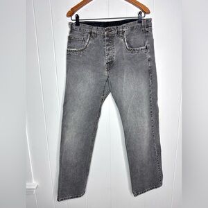 Independent Truck Skate Gray Button Fly Jeans